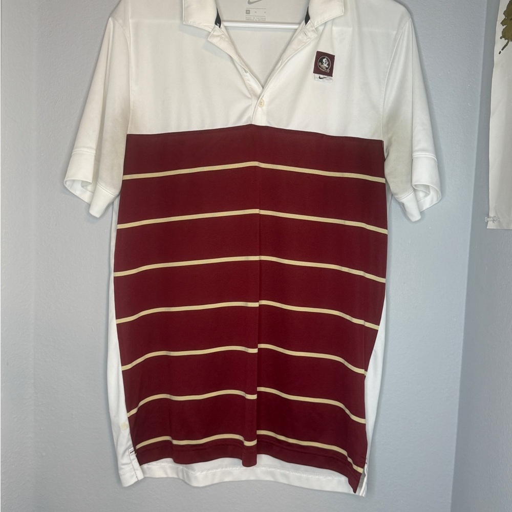Nike White Top with Black Trim